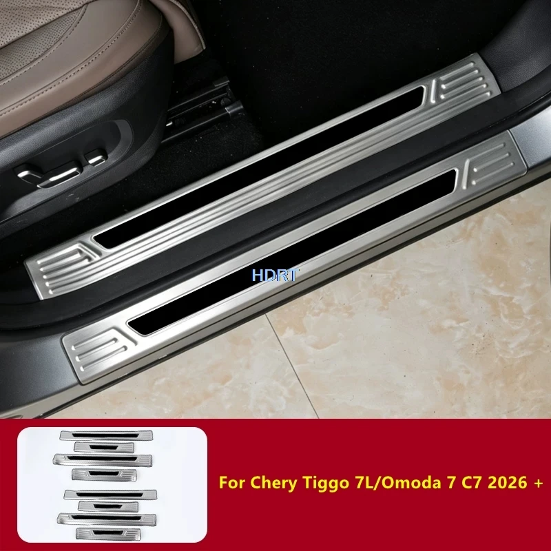 Car Styling Tail Boot Plate Rear Trunk Guard Cover For Chery Tiggo 7L/Omoda 7 C7 2026 + Door Sill Welcome Pedal Threshold Scuff
Car Styling Tail Boot Plate Rear Trunk Guard Cover For Chery Tiggo 7L/Omoda 7 C7 2026 + Door Sill Welcome Pedal Threshold Scuff