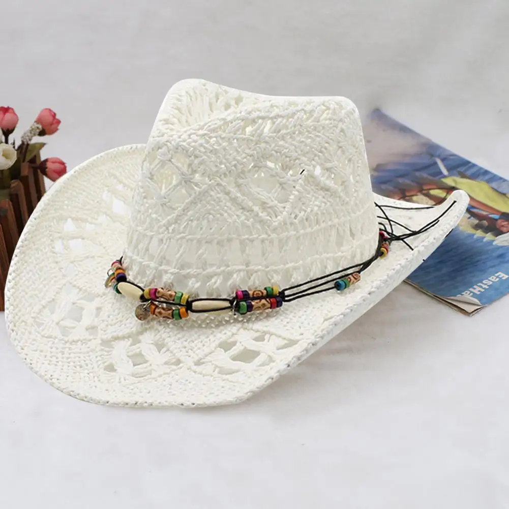 Foldable Edge Straw Hat Retro Denim Straw Hat with Upf 50 Protection Adjustable Chin Strap Beads Decor Stylish for Breathable
Foldable Edge Straw Hat Retro Denim Straw Hat with Upf 50 Protection Adjustable Chin Strap Beads Decor Stylish for Breathable
