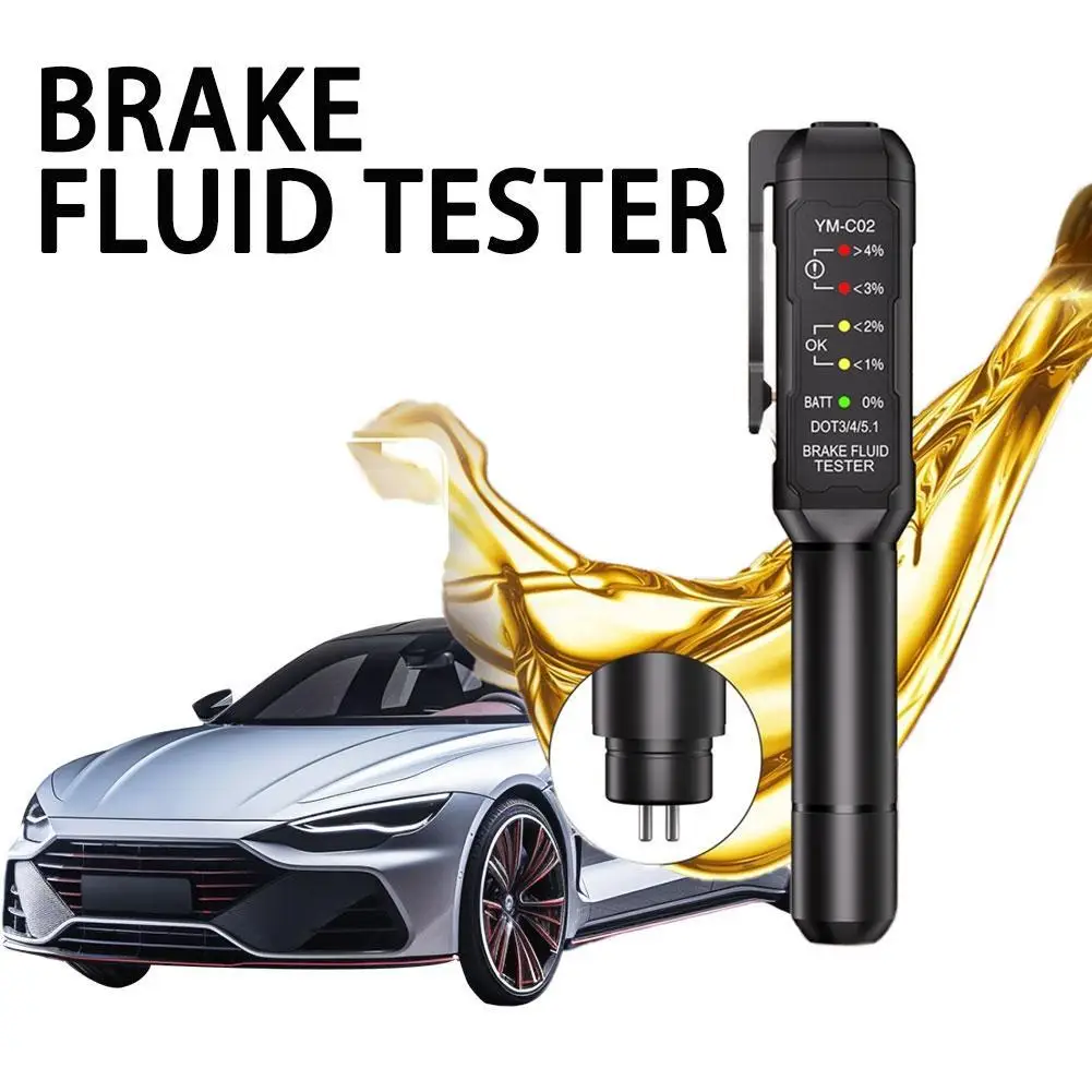 Car Brake Fluid Tester Pen High Precision Water Content Detector DOT3 DOT4 DOT5.1 Auto Repair Testing Tool For Brake Liquid Oil
Car Brake Fluid Tester Pen High Precision Water Content Detector DOT3 DOT4 DOT5.1 Auto Repair Testing Tool For Brake Liquid Oil