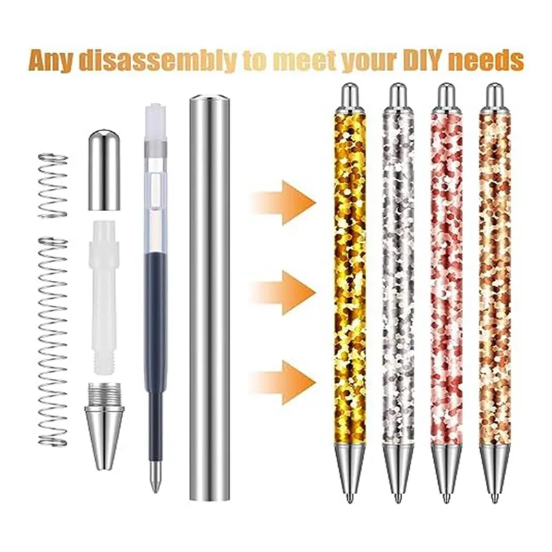 Stainless Steel Pen Blank Resealable Bags And Holographic Thank You Cards Set For DIY Glitter Pen Epoxy Pen Packaging Durable
Stainless Steel Pen Blank Resealable Bags And Holographic Thank You Cards Set For DIY Glitter Pen Epoxy Pen Packaging Durable