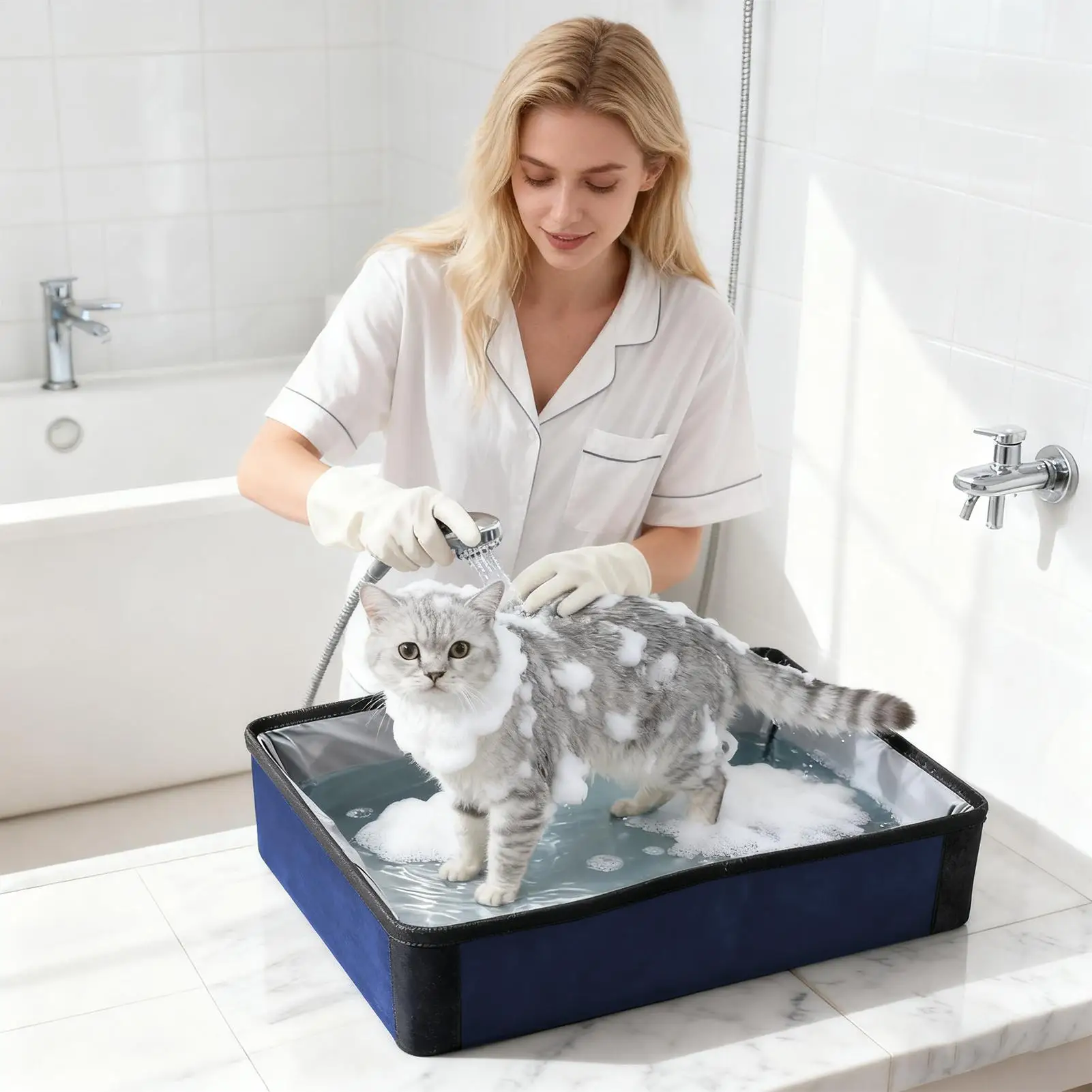 Портативный ящик для кошачьего туалета, водонепроницаемый герметичный лоток для сковороды, дорожный лоток для кошек, для пеших прогулок, кемпинга, в помещении, на открытом воздухе, автомобиля
Портативный ящик для кошачьего туалета, водонепроницаемый герметичный лоток для сковороды, дорожный лоток для кошек, для пеших прогулок, кемпинга, в помещении, на открытом воздухе, автомобиля