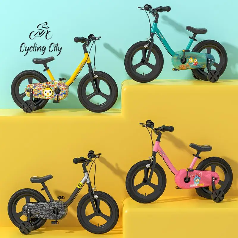 Cycling City Children Bicycle 3-6 Years Old High Carbon Steel Frame Bicycle Magnesium Alloy Integrated Inflatable Wheel Bicycle
Cycling City Children Bicycle 3-6 Years Old High Carbon Steel Frame Bicycle Magnesium Alloy Integrated Inflatable Wheel Bicycle