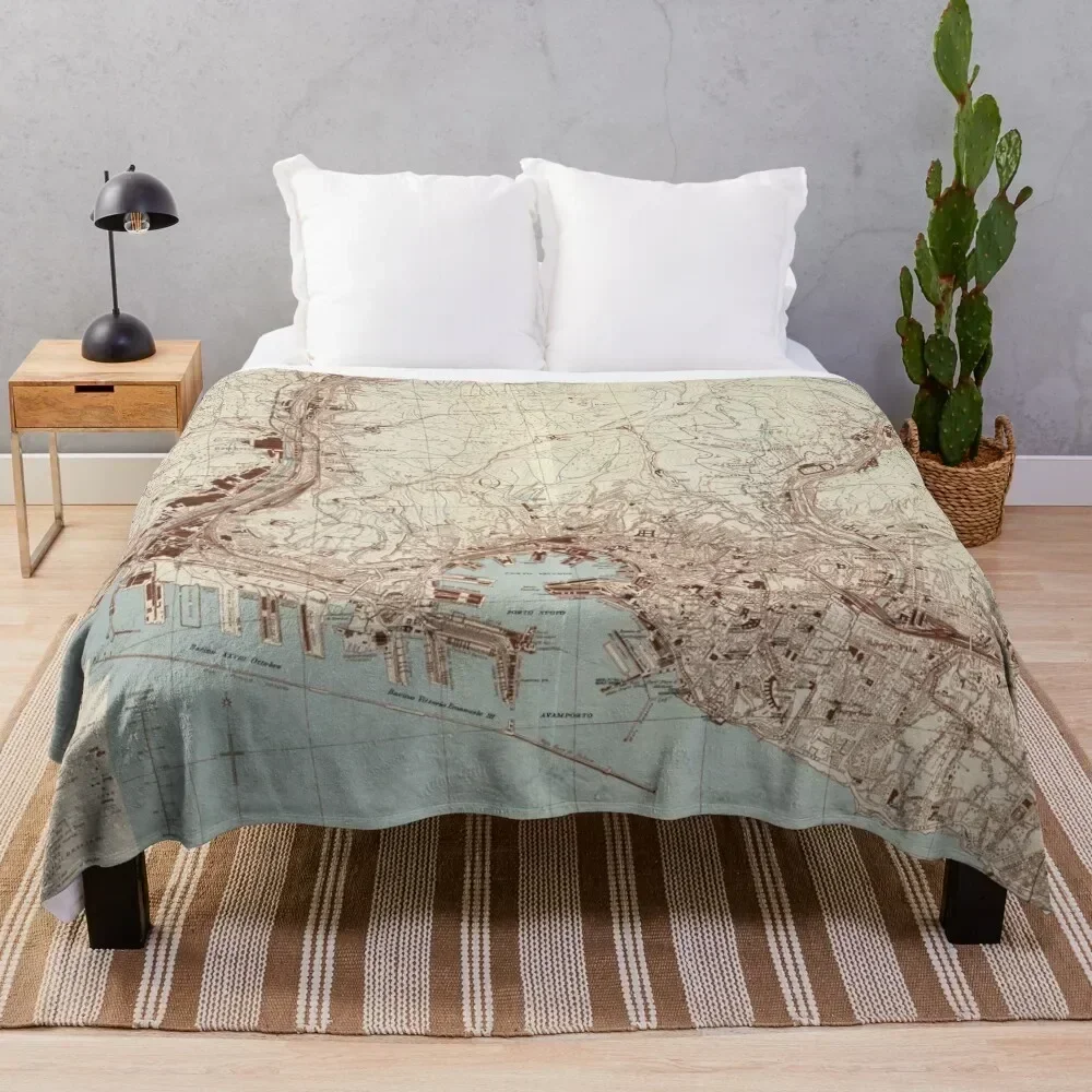 Vintage Genoa Italy Map (1943) Throw Blanket Soft Bedroom Blanket for Night Sleeping
Vintage Genoa Italy Map (1943) Throw Blanket Soft Bedroom Blanket for Night Sleeping