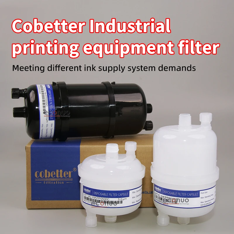 Cobetter NPT Series UV Ink Filter Capsule Black 10um Inkjet Printer Accessory for Flora UV Inkjet Printer
Cobetter NPT Series UV Ink Filter Capsule Black 10um Inkjet Printer Accessory for Flora UV Inkjet Printer
