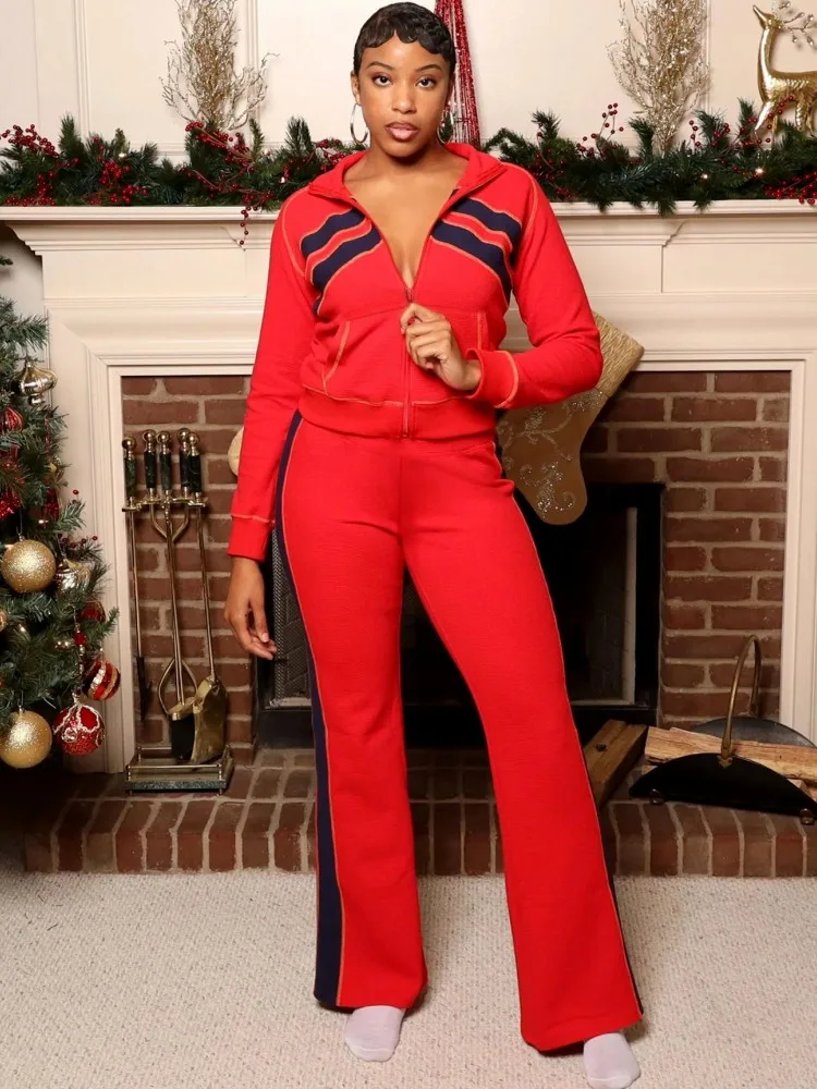 2 Piece Women Sets 2025 New Arrival Autumn Winter Matching Sets Zipper Long Sleeved Jacket Top And Pants Suits Outfits Clothing
2 Piece Women Sets 2025 New Arrival Autumn Winter Matching Sets Zipper Long Sleeved Jacket Top And Pants Suits Outfits Clothing