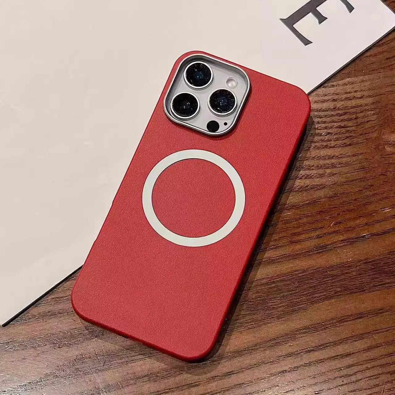 Lychee Pattern Leather For Magsafe Phone Case For IPhone 16 15 14 13 12 11 Pro X XS XR Max 7 8 Plus SE Magnetic Shockproof Cover
Lychee Pattern Leather For Magsafe Phone Case For IPhone 16 15 14 13 12 11 Pro X XS XR Max 7 8 Plus SE Magnetic Shockproof Cover