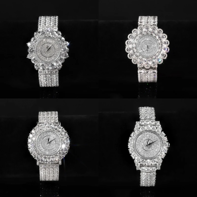 Bellux S925 Shiny Luxury Moissanite Diamond Set Gift Quartz Watch Pure Silver Jewelry Watch Classic Women's Charm Watches
Bellux S925 Shiny Luxury Moissanite Diamond Set Gift Quartz Watch Pure Silver Jewelry Watch Classic Women's Charm Watches