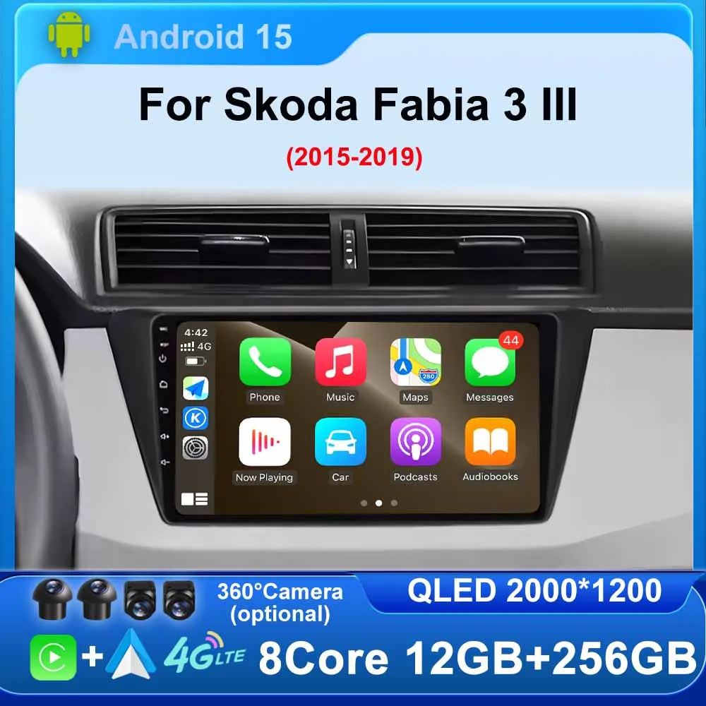Android 15 Multimedia Car Radio for Skoda Fabia 3 III 2015 2016 2017 2018 2019 Carplay 4G Wifi GPS autoradio stereo RDS DVD DSP
Android 15 Multimedia Car Radio for Skoda Fabia 3 III 2015 2016 2017 2018 2019 Carplay 4G Wifi GPS autoradio stereo RDS DVD DSP