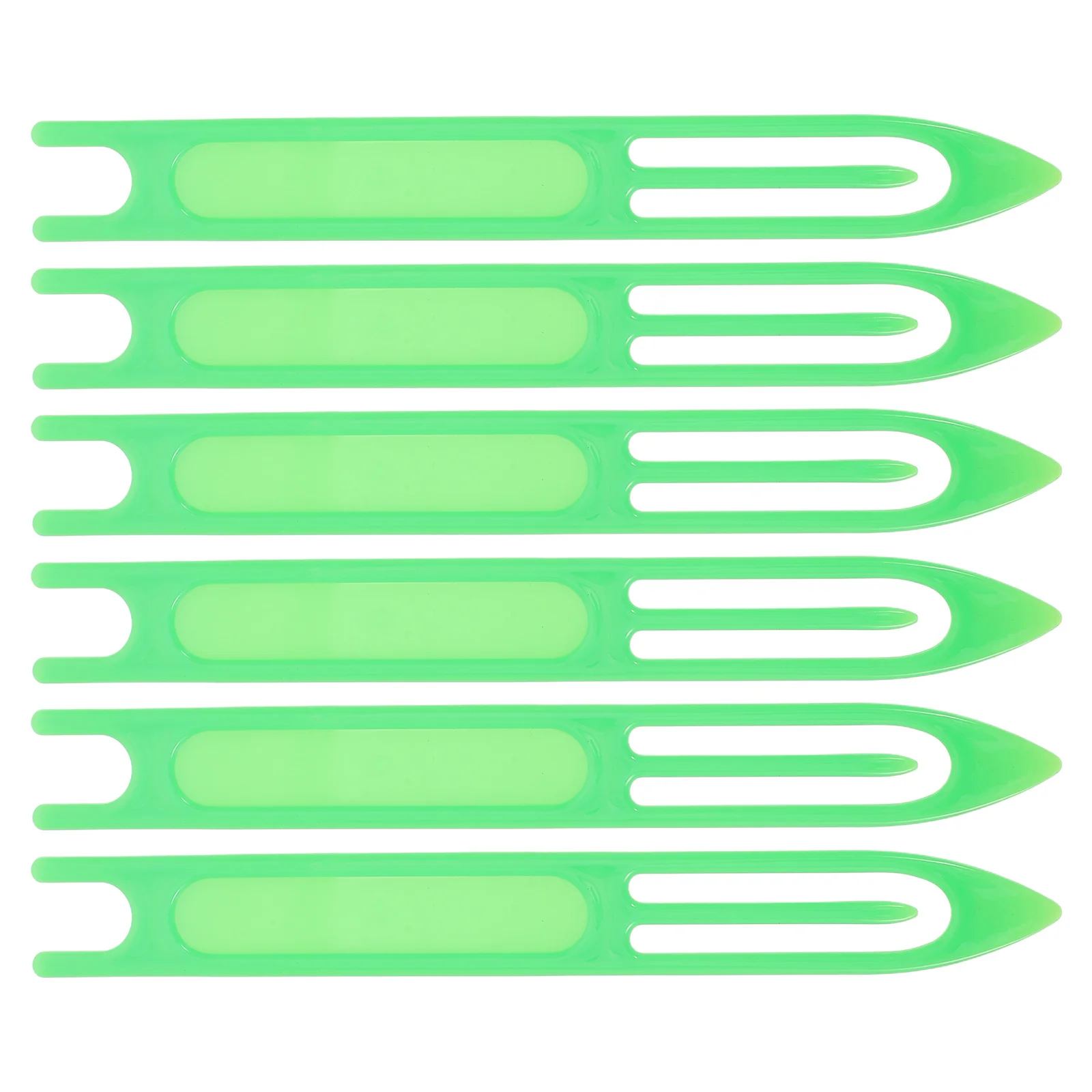 6Pcs ABS Plastic Weaving Needle for Thick Yarn Carpets Fishnets Rug Repair Crafting DIY Mending Tools Meshing Tool 
6Pcs ABS Plastic Weaving Needle for Thick Yarn Carpets Fishnets Rug Repair Crafting DIY Mending Tools Meshing Tool