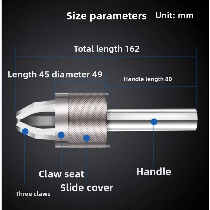Three Claws Back Puller16/20/25/32mm Automatic Square Round Bar 3 Jaws CNC Lathes Back-Pull Extractor For Lathe Drawing Tool
Three Claws Back Puller16/20/25/32mm Automatic Square Round Bar 3 Jaws CNC Lathes Back-Pull Extractor For Lathe Drawing Tool