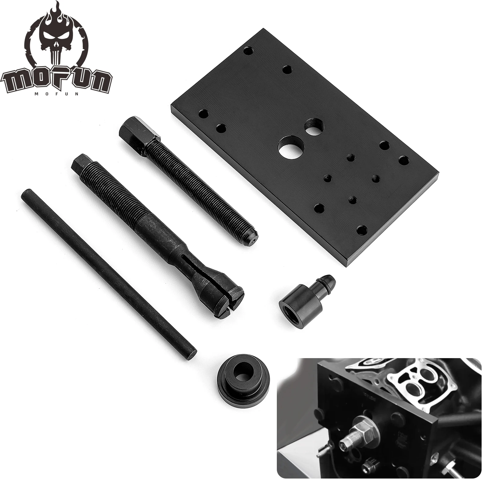 Motorcycle CAD+CNC Inner Cam Bearing Installer & Puller for Harley Milwaukee Eight Engines Touring, Softail, TRIKE 2017-2025
Motorcycle CAD+CNC Inner Cam Bearing Installer & Puller for Harley Milwaukee Eight Engines Touring, Softail, TRIKE 2017-2025