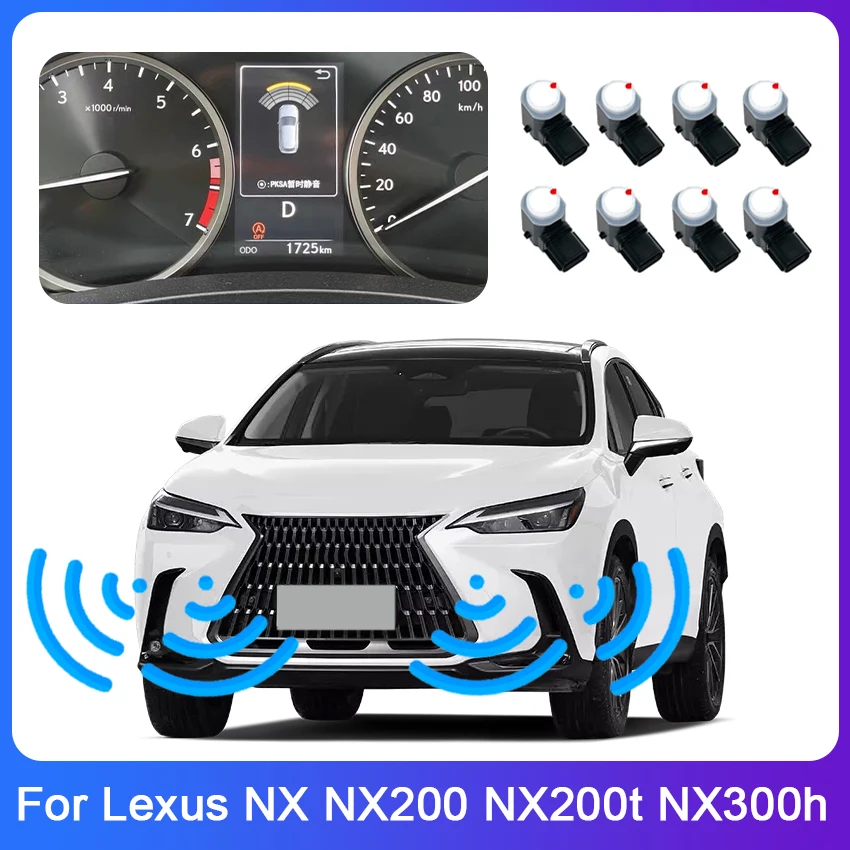 New! Original Sensors Car Parking Sensor Assistance Backup Radar Buzzer System For Lexus NX NX200 NX200t NX300h AZ10 2017~2023
New! Original Sensors Car Parking Sensor Assistance Backup Radar Buzzer System For Lexus NX NX200 NX200t NX300h AZ10 2017~2023