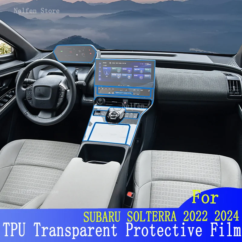 For SUBARU SOLTERRA 2022 2024 Car Interior Dashboard Gearbox Navigation TPU Instrcument Protective condition Accessories
For SUBARU SOLTERRA 2022 2024 Car Interior Dashboard Gearbox Navigation TPU Instrcument Protective condition Accessories