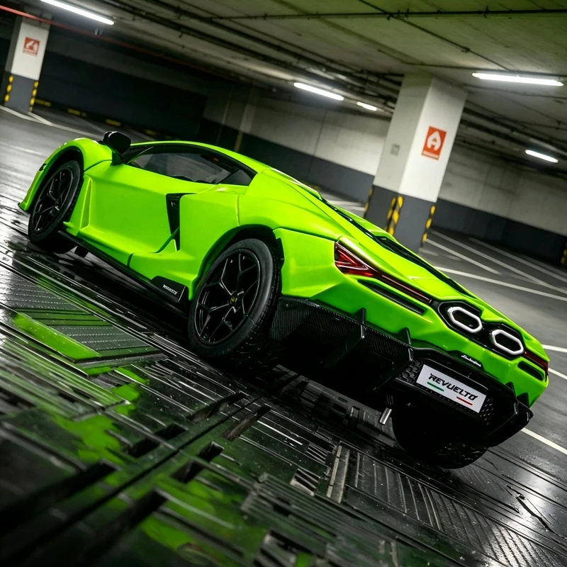 Модель автомобиля Lamborghini из сплава металла в масштабе 1:24, двери с обеих сторон открываются, с функциями звука и света, отличное качество изготовления.
Модель автомобиля Lamborghini из сплава металла в масштабе 1:24, двери с обеих сторон открываются, с функциями звука и света, отличное качество изготовления.