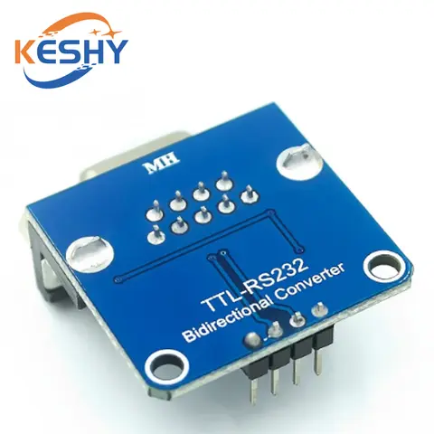 MAX3232 RS232 to TTL Serial Port Converter Module Female DB9 Connector MAX232 Flashing Board