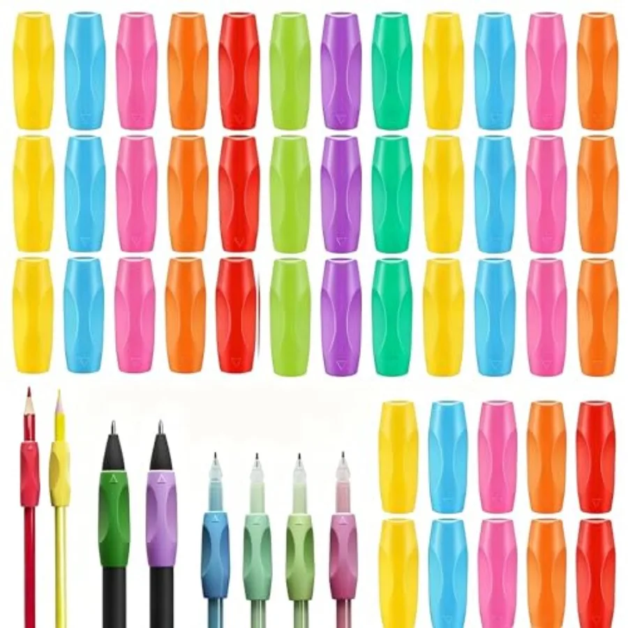 96 Pcs Pencil Grips Pencil Holder Back to School Gift Silicone Grippers for Pen Writing Posture Correction Tools 3-groove Ergon
96 Pcs Pencil Grips Pencil Holder Back to School Gift Silicone Grippers for Pen Writing Posture Correction Tools 3-groove Ergon