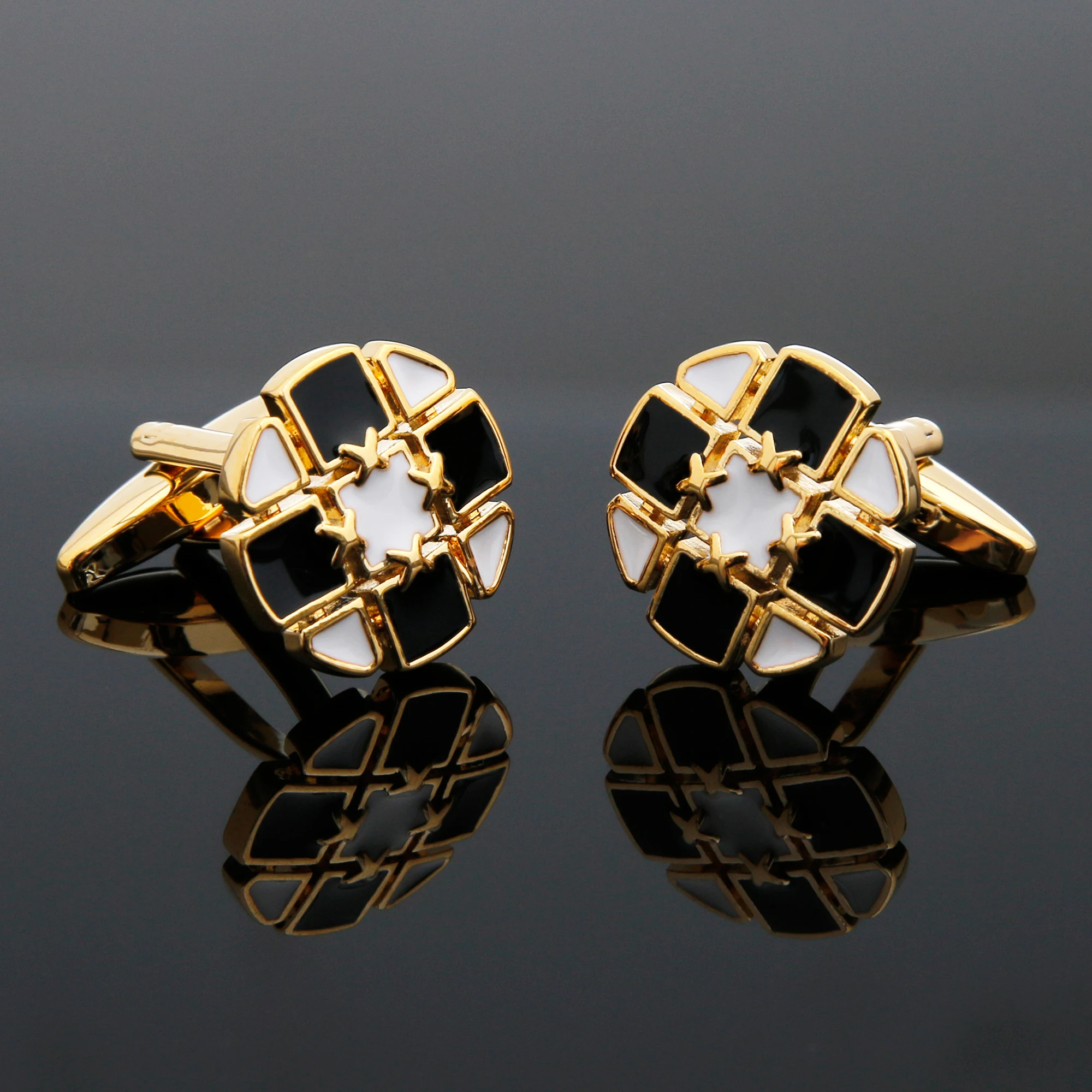 TOMYE Cufflinks for Men, Cute Hollow-out Creative Design Brass Round Button Dress Shirt Cuff Links Gifts Business Formal Jewelry
TOMYE Cufflinks for Men, Cute Hollow-out Creative Design Brass Round Button Dress Shirt Cuff Links Gifts Business Formal Jewelry