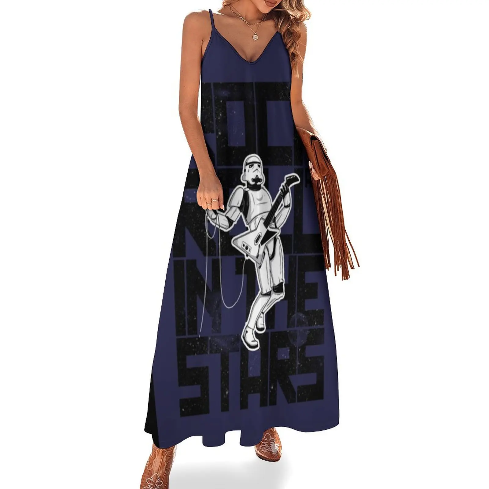 Print Rock in the Stars Sleeveless Dress Elegant gowns women's fashion dresses Long dresses Dress
Print Rock in the Stars Sleeveless Dress Elegant gowns women's fashion dresses Long dresses Dress