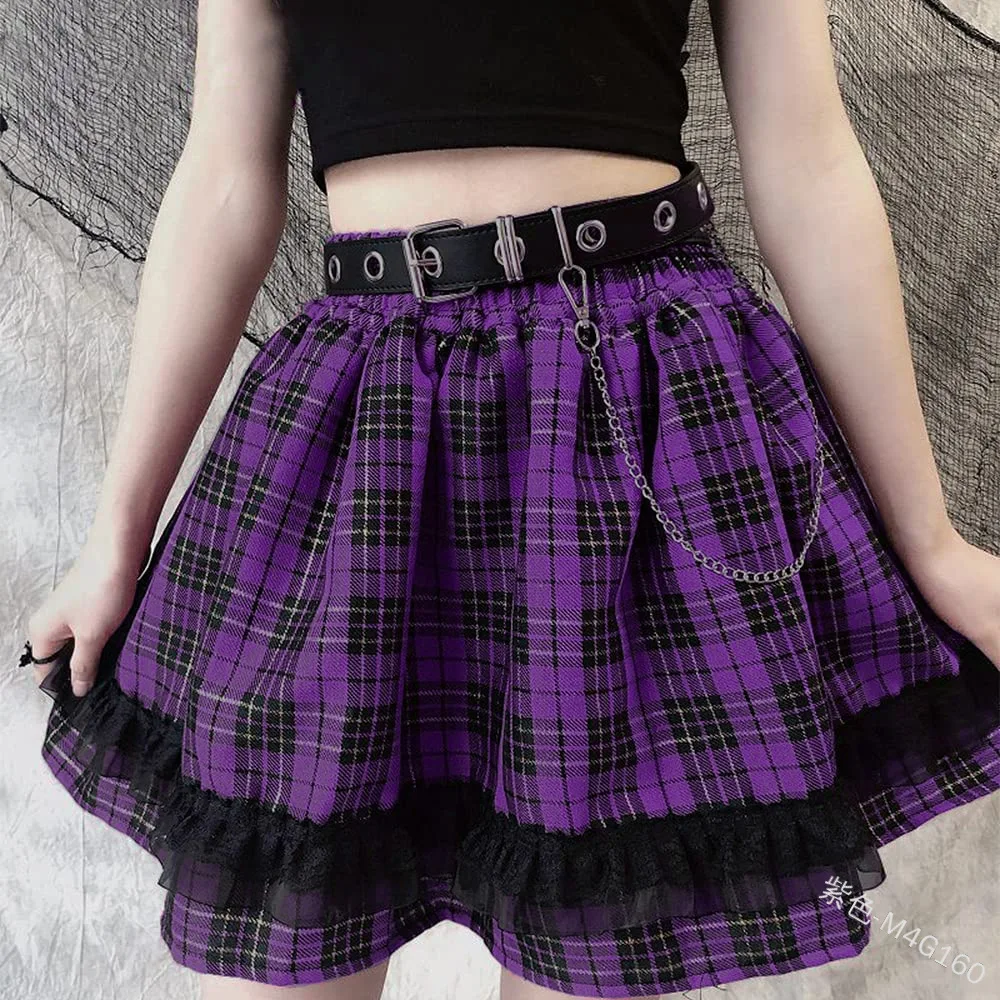 2022 New High Waist Pink Plaid Pleated Lace up Skirt Zipper Sexy Mini Skirt Street Lace Up Goth Skirt Aesthetic Punk Skirt
2022 New High Waist Pink Plaid Pleated Lace up Skirt Zipper Sexy Mini Skirt Street Lace Up Goth Skirt Aesthetic Punk Skirt