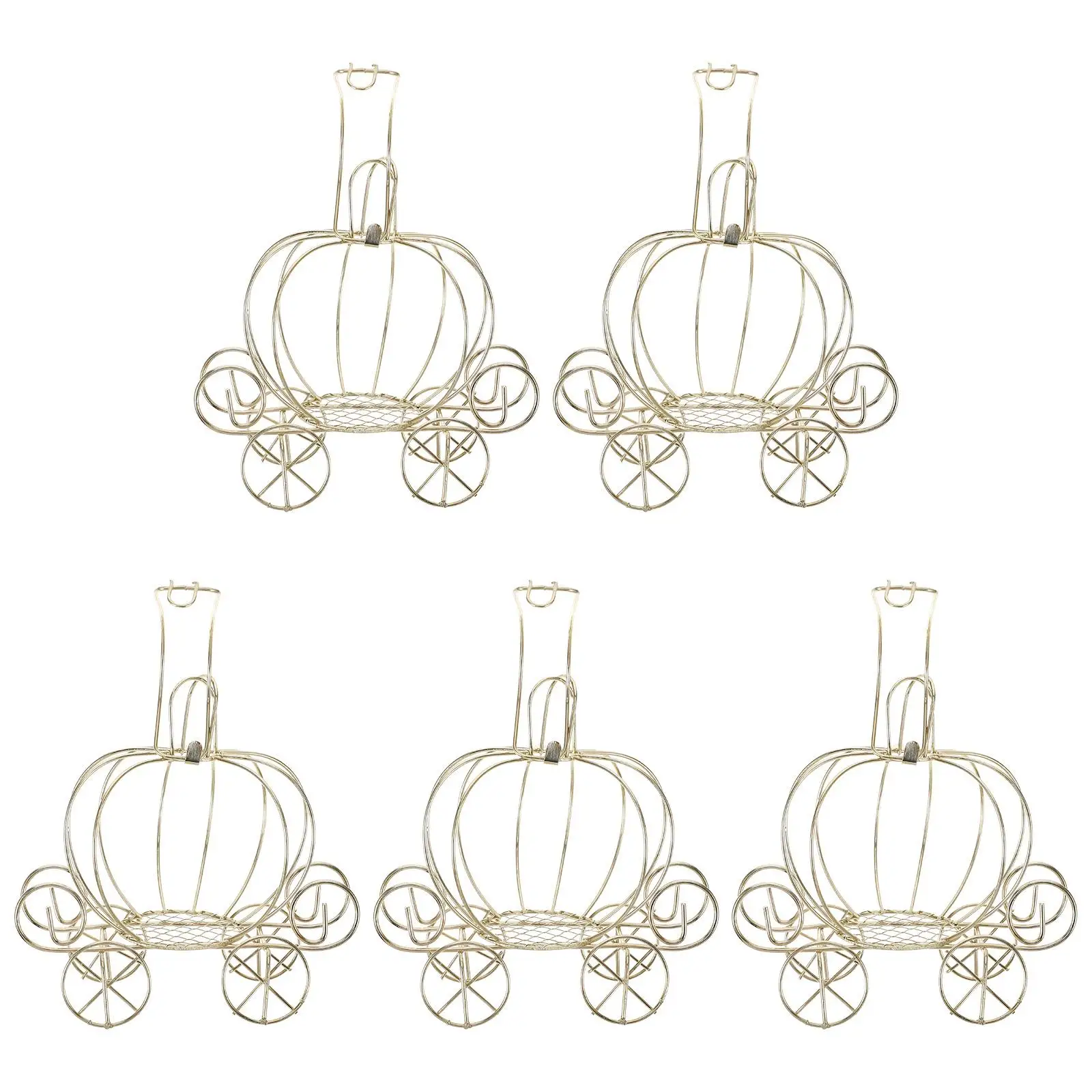 5 Pcs Pumpkin Carriage Candy Boxes Metal Wedding Decorations Hollow Design Gift Packaging Holiday Treat Containers
5 Pcs Pumpkin Carriage Candy Boxes Metal Wedding Decorations Hollow Design Gift Packaging Holiday Treat Containers