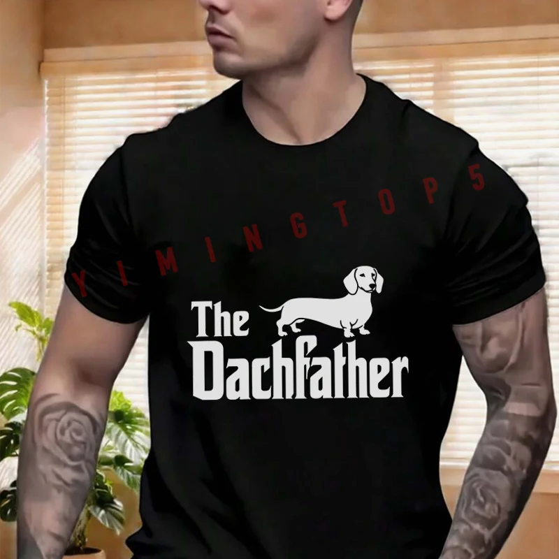 The Dachfather Dachshund Dog T-shirt Men's And Women's Summer Short-sleeved Motorbike Cycling Top
The Dachfather Dachshund Dog T-shirt Men's And Women's Summer Short-sleeved Motorbike Cycling Top