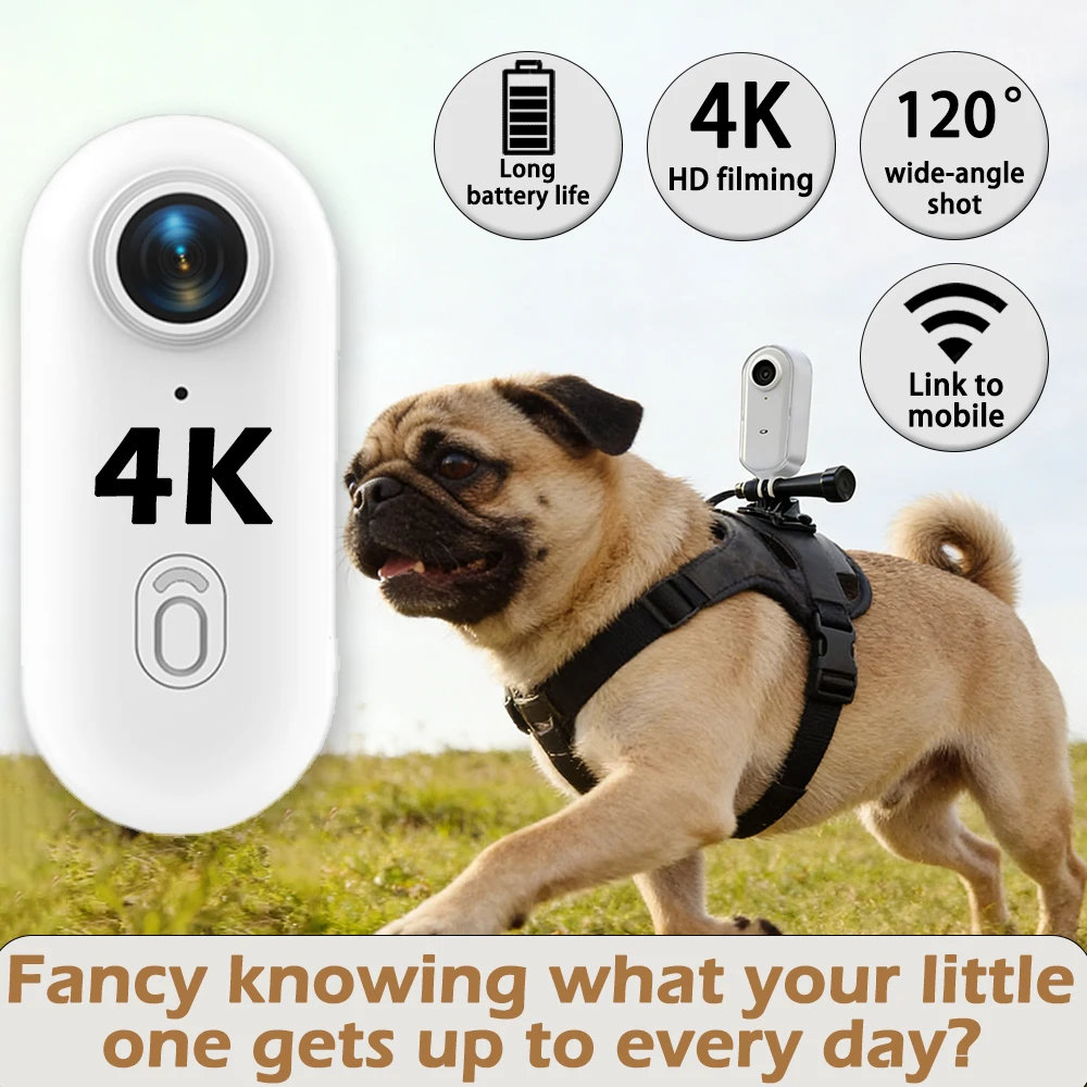 Sports Camera 4K FHD 1080P Pet Mini CameraHelmet Motorcycle Bike Outdoor Sport Thumb Camera Bicycle Body Cam Vlog Video Recordin
Sports Camera 4K FHD 1080P Pet Mini CameraHelmet Motorcycle Bike Outdoor Sport Thumb Camera Bicycle Body Cam Vlog Video Recordin