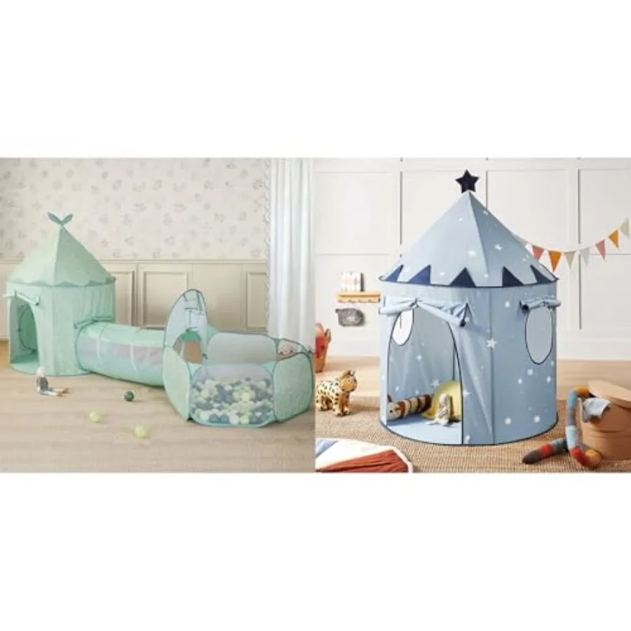 Play tent for indoor use polyester fabric pastel pink pop-up design with 3-in-1 tunnel ball pit and crawl space
Play tent for indoor use polyester fabric pastel pink pop-up design with 3-in-1 tunnel ball pit and crawl space