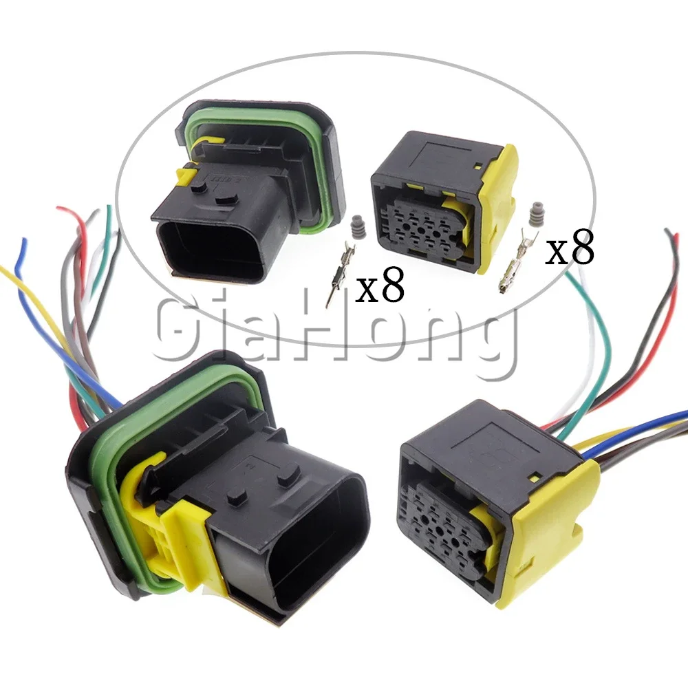 1 Set 8 Ways 1-1564416-1 AC Assembly Automobile Electric Wiring Waterproof Connector Auto Wire Socket 1-1418479-1
1 Set 8 Ways 1-1564416-1 AC Assembly Automobile Electric Wiring Waterproof Connector Auto Wire Socket 1-1418479-1