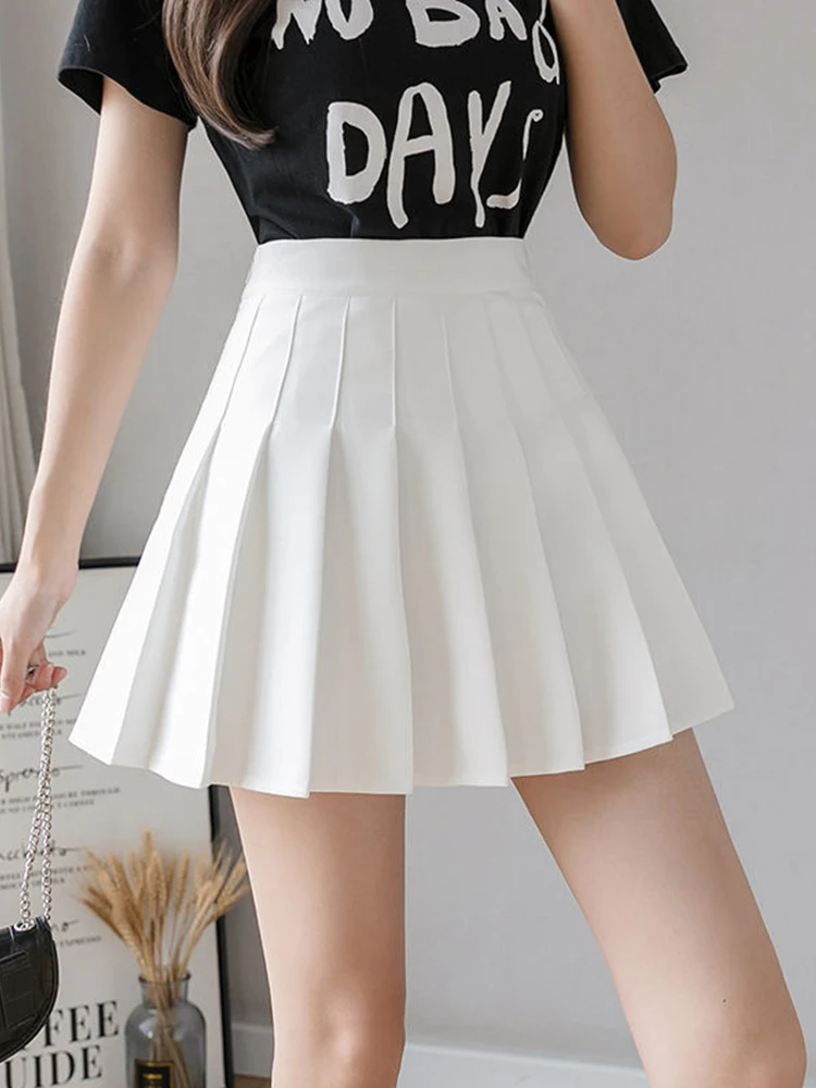 Sexy Women Pleated Skirt Summer High Waist Chic A Line Ladies Pink Mini Skirt Korean Zipper Preppy Style Girls Dance Skirt
Sexy Women Pleated Skirt Summer High Waist Chic A Line Ladies Pink Mini Skirt Korean Zipper Preppy Style Girls Dance Skirt