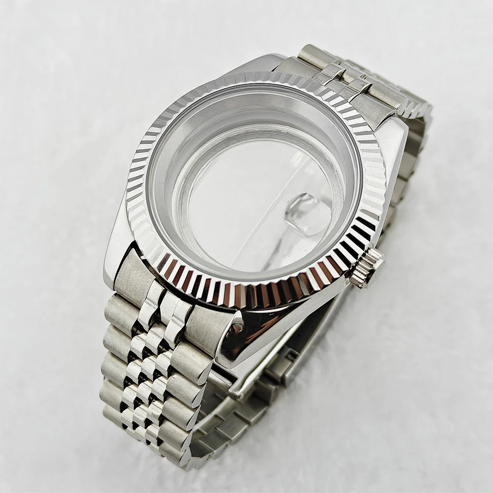 40mm NH35 Case Mid to High End Five Bead Watch Band Silver Golden NH34 NH35 NH36 Sapphire Crysta Glass Stainless Steel Case
40mm NH35 Case Mid to High End Five Bead Watch Band Silver Golden NH34 NH35 NH36 Sapphire Crysta Glass Stainless Steel Case