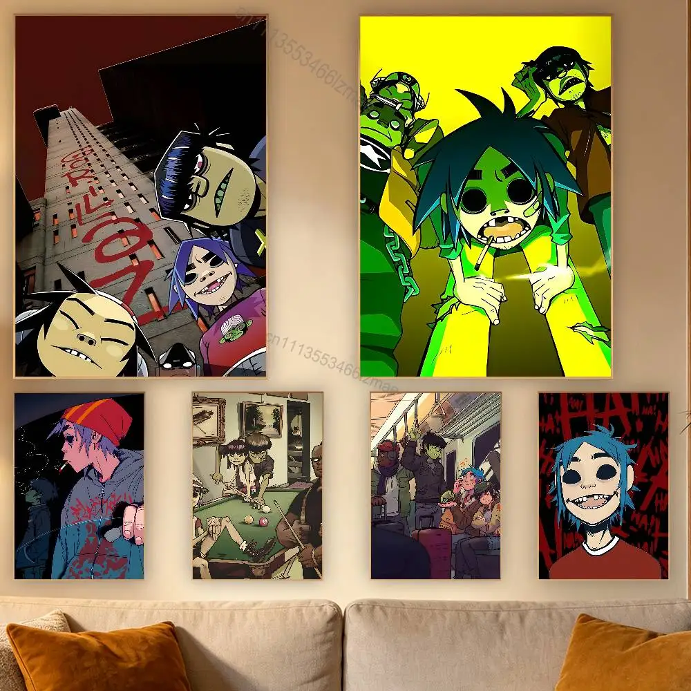 Cool Band G-Gorillaz Poster Wall For Sticky Decoration Waterproof Home Living Room Bedroom Bar
Cool Band G-Gorillaz Poster Wall For Sticky Decoration Waterproof Home Living Room Bedroom Bar