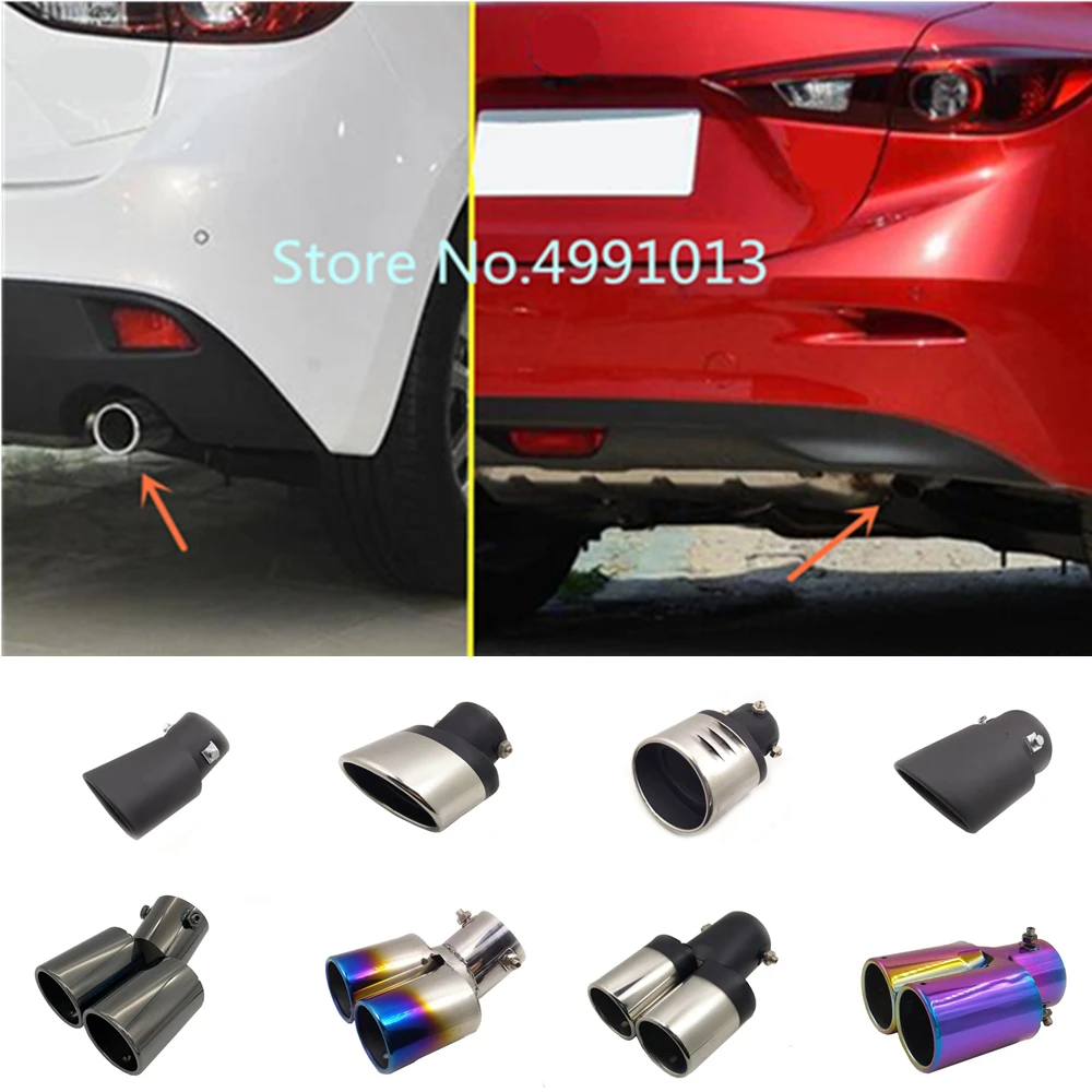 For Mazda 3 Axela 2014 2015 2016 2017 2018 Car Stainless Steel Protect Cover Muffler Pipe Outlet Dedicate Exhaust Tip Tail 1pcs
For Mazda 3 Axela 2014 2015 2016 2017 2018 Car Stainless Steel Protect Cover Muffler Pipe Outlet Dedicate Exhaust Tip Tail 1pcs