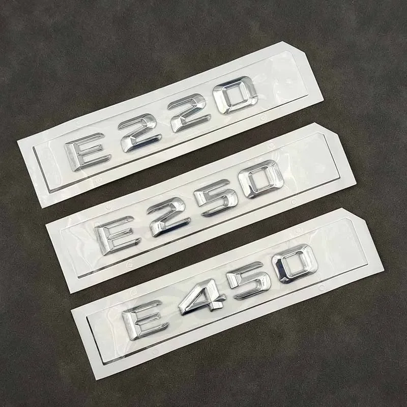 ABS 3D Chrome Letters For Car Stickers Mercedes Benz E220 E250 E320 E450 W212 W213 Rear Trunk Emblem Badge Logo Accessories
ABS 3D Chrome Letters For Car Stickers Mercedes Benz E220 E250 E320 E450 W212 W213 Rear Trunk Emblem Badge Logo Accessories