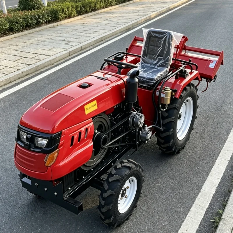 Customized Four-wheel Ploughing Machine, Ride-on Four-wheel Mini Tiller, Low Fuel Consumption Rotary Tiller for Farm Cultivation
Customized Four-wheel Ploughing Machine, Ride-on Four-wheel Mini Tiller, Low Fuel Consumption Rotary Tiller for Farm Cultivation