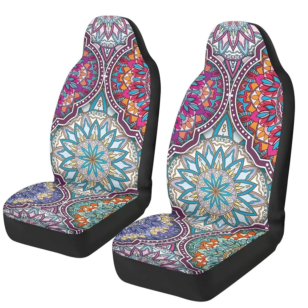 Bohemian Car Seat Cover Retro Auto Bucket Seat Cover Set 2 Pack Hippie Boho Flower Car Front Seat Cushion Elastic Seat Cover
Bohemian Car Seat Cover Retro Auto Bucket Seat Cover Set 2 Pack Hippie Boho Flower Car Front Seat Cushion Elastic Seat Cover