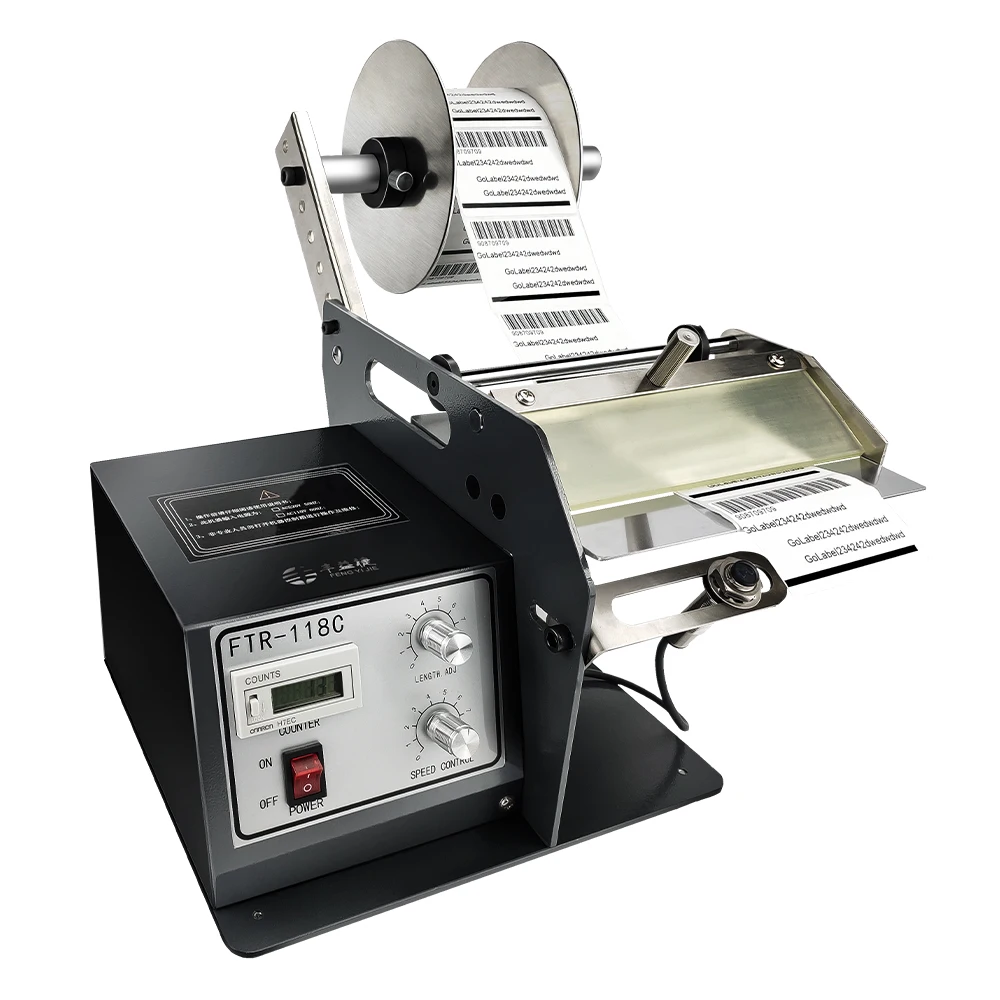 FengYiJie 118c 5-120mm Automatic Label Peeling Machine Barcode Sticker Automatic Labeling Separator Tear Label Stripper Machine
FengYiJie 118c 5-120mm Automatic Label Peeling Machine Barcode Sticker Automatic Labeling Separator Tear Label Stripper Machine