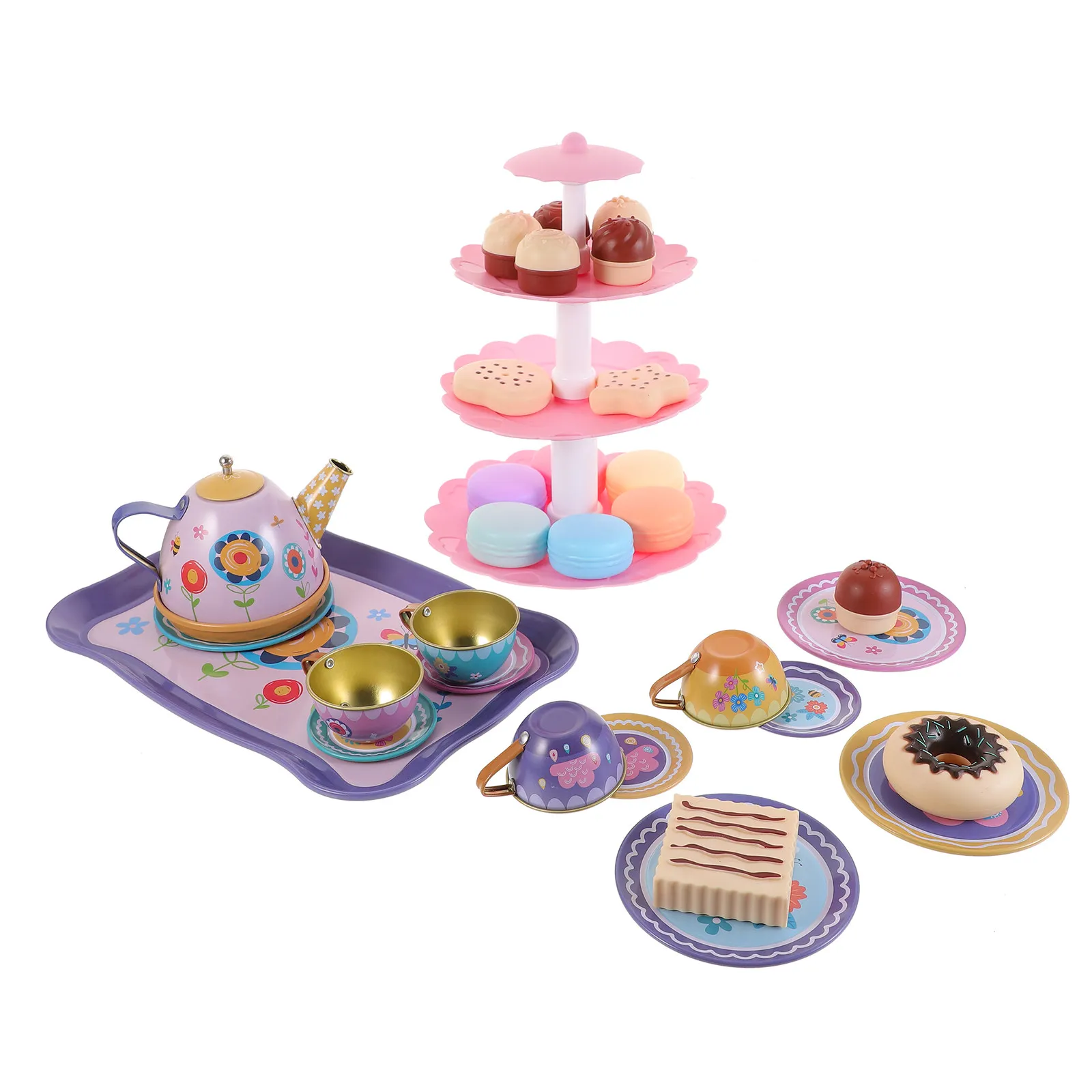 1Set Kids Cartoon Themed Tin Tea Set Pretend Play for Children Social Skills Development Realistic Tea Party Game
1Set Kids Cartoon Themed Tin Tea Set Pretend Play for Children Social Skills Development Realistic Tea Party Game