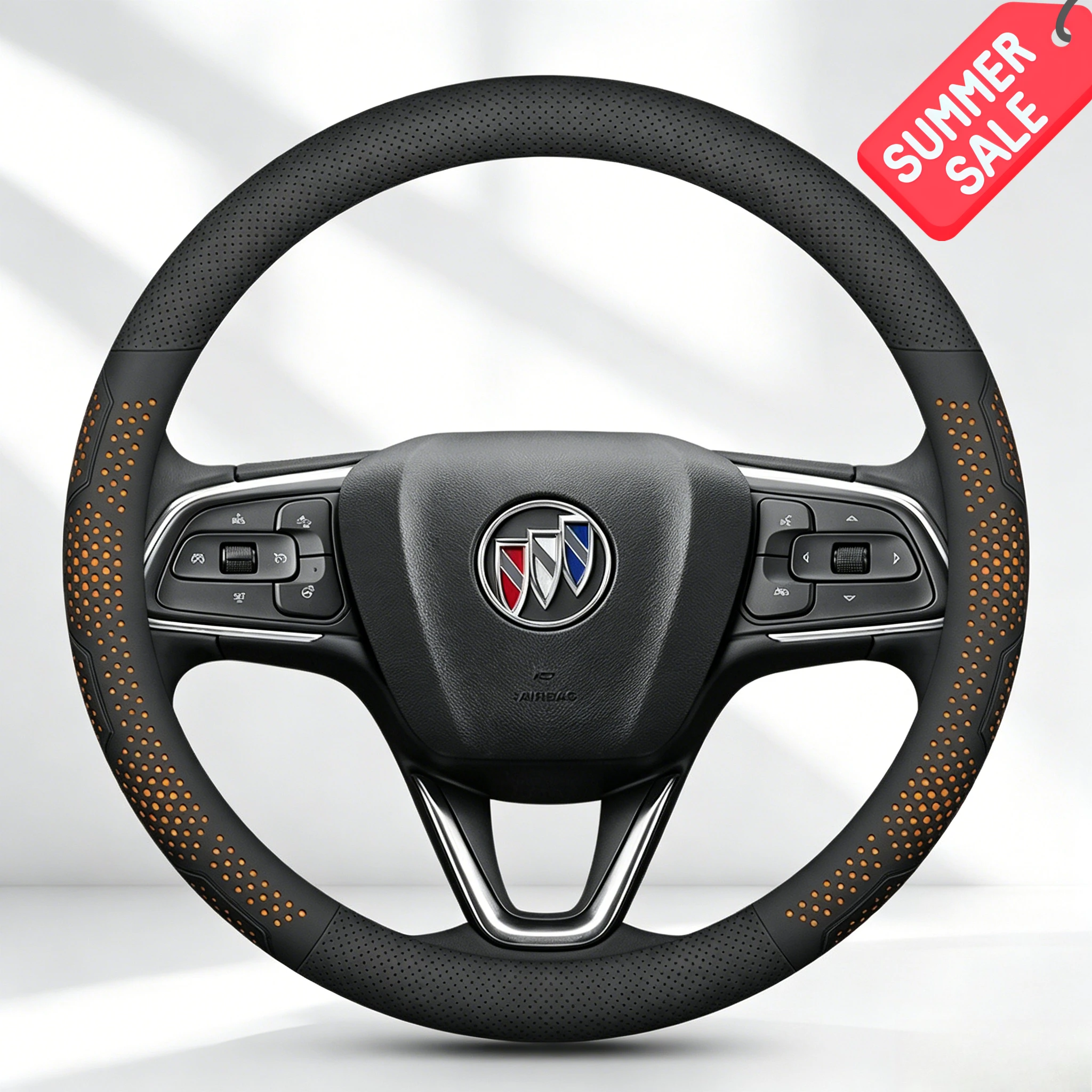 2026 New Absorbing Anti-Slip 37-38cm Steering Wheel Cover Breathable For Buick Encore GX Envista Envision Enclave Envision S
2026 New Absorbing Anti-Slip 37-38cm Steering Wheel Cover Breathable For Buick Encore GX Envista Envision Enclave Envision S