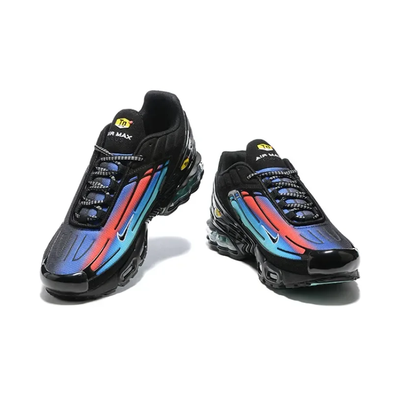Nike Air Max Plus TN 3, черные, синие, красные, модные универсальные мужские кроссовки с нескользящей воздушной подушкой, уличные прогулочные кроссовки
Nike Air Max Plus TN 3, черные, синие, красные, модные универсальные мужские кроссовки с нескользящей воздушной подушкой, уличные прогулочные кроссовки