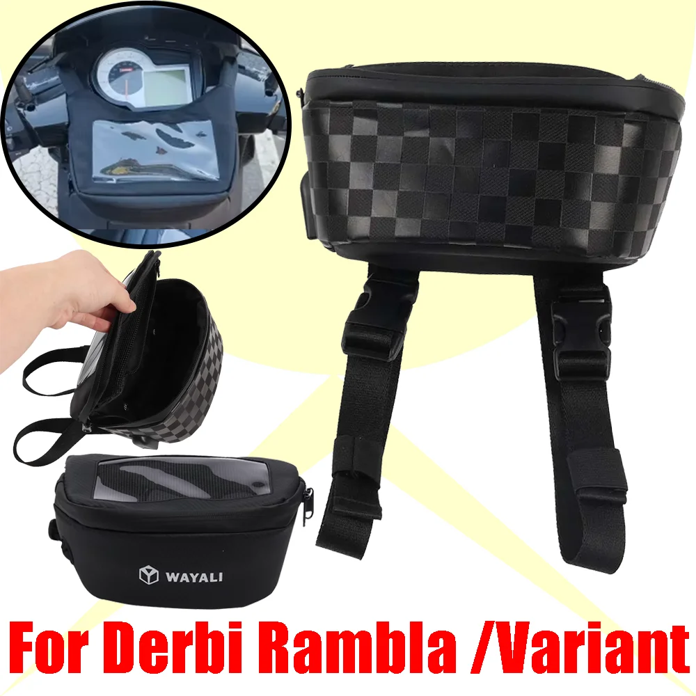 For Derbi Rambla 300 250 125 50 Derbi Variant Accessories Phone Charged Wirelessly GPS Navigation Bag Tool Luggage Storage Bag
For Derbi Rambla 300 250 125 50 Derbi Variant Accessories Phone Charged Wirelessly GPS Navigation Bag Tool Luggage Storage Bag