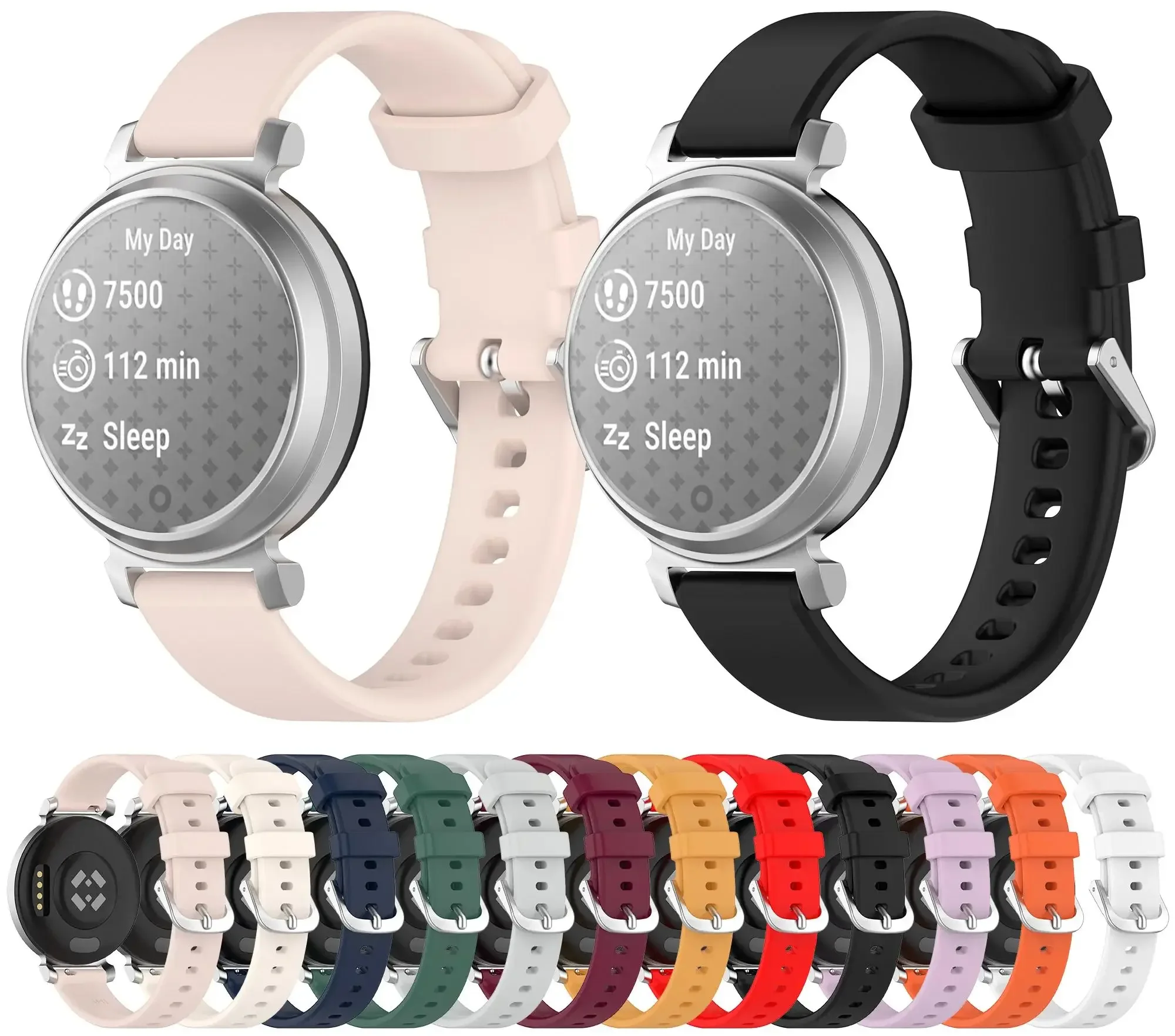 Fashion Silicone WatchStrap For Garmin Lily 2 SmartWatch Band Bracelet Sport Wristband For Garmin Lily 2 Strap replacement 14mm
Fashion Silicone WatchStrap For Garmin Lily 2 SmartWatch Band Bracelet Sport Wristband For Garmin Lily 2 Strap replacement 14mm