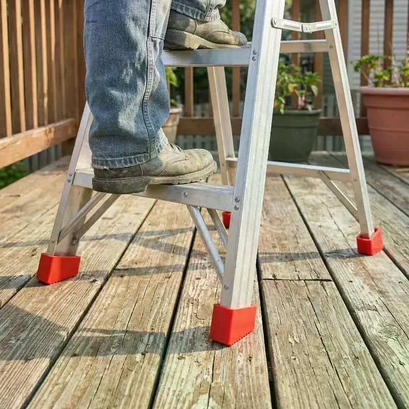 2/4pcs Step Ladder Feet Covers Versatile Ladder Leg Covers Non-Skid Ladder Pads Rubber Foot Pad Insulating Foot Sleeve
2/4pcs Step Ladder Feet Covers Versatile Ladder Leg Covers Non-Skid Ladder Pads Rubber Foot Pad Insulating Foot Sleeve