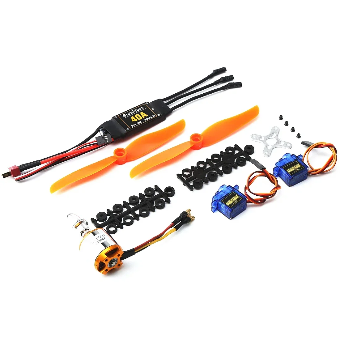 2217 KV2300 Motor+6035 Propeller+9g Servo+40A ESC Kit For XXD RC Airplane Racing Drone
2217 KV2300 Motor+6035 Propeller+9g Servo+40A ESC Kit For XXD RC Airplane Racing Drone