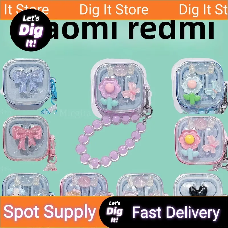 For Xiaomi Redmi Buds 6Pro Protective Case for Bud6s Buds4 5Por Female Air3se 4Active Transparent Silicone Soft Case
For Xiaomi Redmi Buds 6Pro Protective Case for Bud6s Buds4 5Por Female Air3se 4Active Transparent Silicone Soft Case