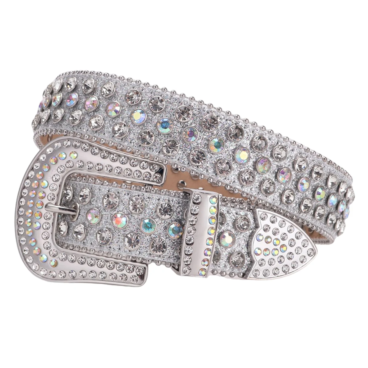 Fashion Rhinestone Belt Western Denim Diamond-Encrusted Design Leather for Men And Women Dress Jeans Accessory
Fashion Rhinestone Belt Western Denim Diamond-Encrusted Design Leather for Men And Women Dress Jeans Accessory