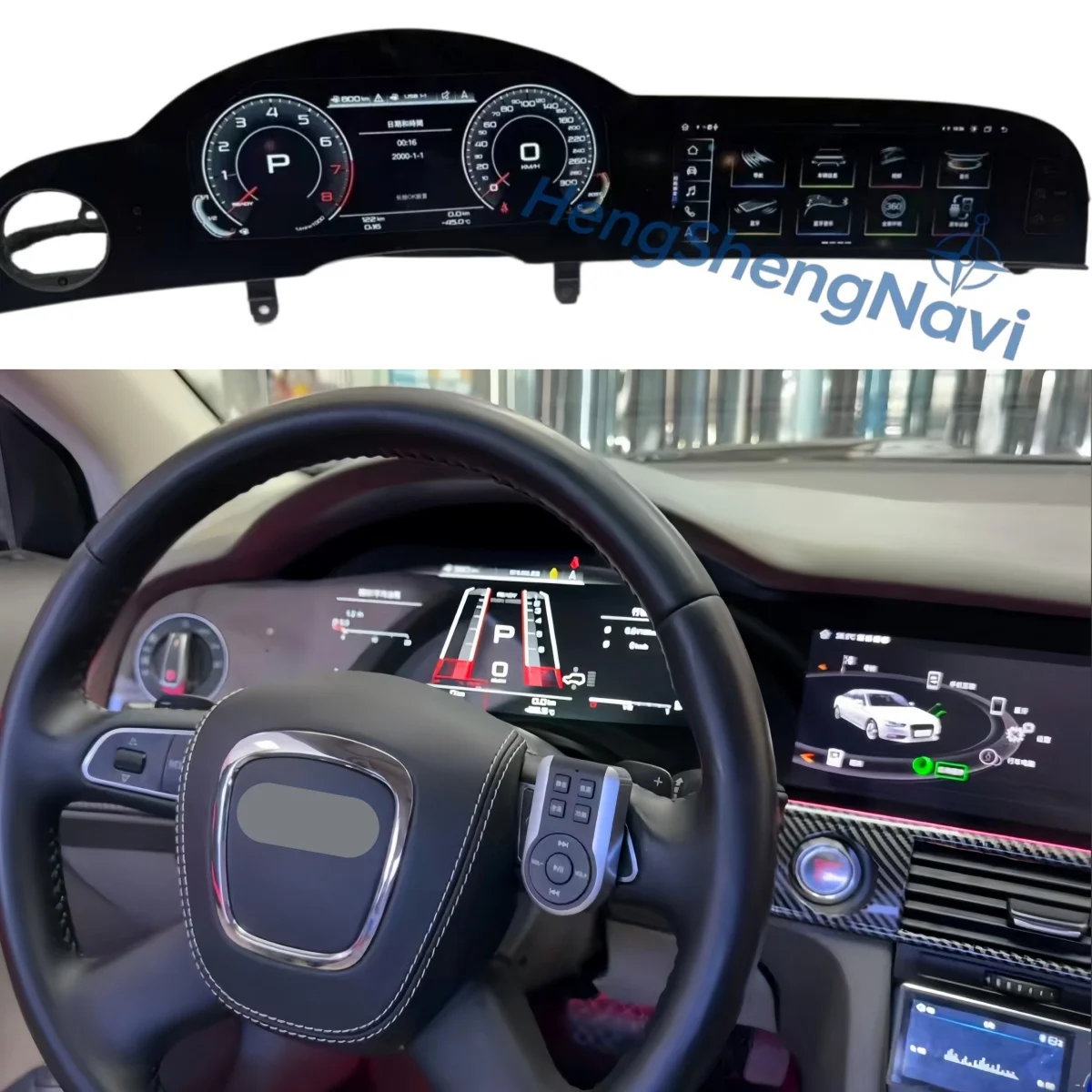 LCD Digital Instrument Dual Screen Car Radio CarPlay Android14.0 Multimedia Player For Audi A6 A6L C6 4F 2005-2012 Dashboard
LCD Digital Instrument Dual Screen Car Radio CarPlay Android14.0 Multimedia Player For Audi A6 A6L C6 4F 2005-2012 Dashboard