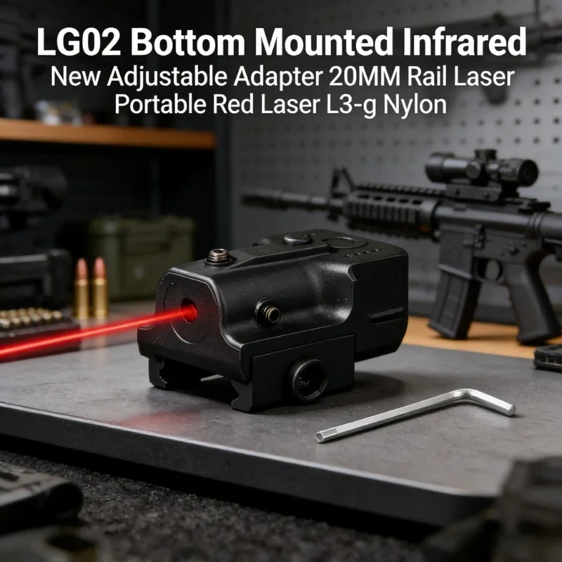 2026 LG02 Bottom Mounted Tactical Infrared Laser 20MM Rail Adapter Adjustable Red Laser L3-g Nylon Portable Outdoor Use
2026 LG02 Bottom Mounted Tactical Infrared Laser 20MM Rail Adapter Adjustable Red Laser L3-g Nylon Portable Outdoor Use