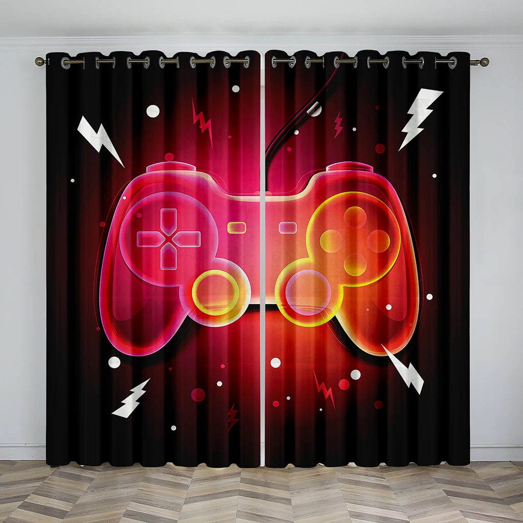 Children's Gamer Sunshade Curtains Boy Game Handle Thin Curtains 2 Panel Cool Game Curtain Living Room Bedroom Home Decor
Children's Gamer Sunshade Curtains Boy Game Handle Thin Curtains 2 Panel Cool Game Curtain Living Room Bedroom Home Decor