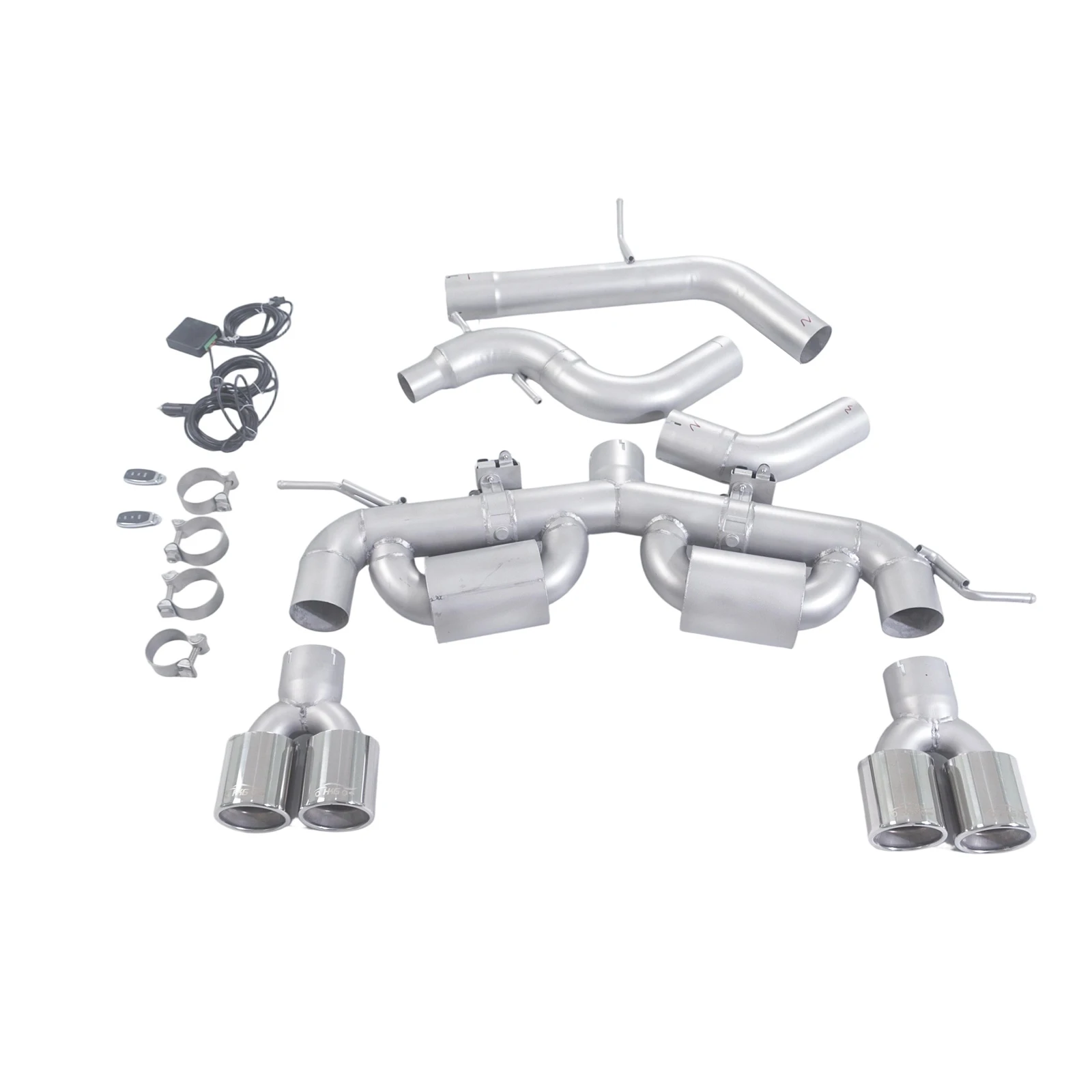 GFC exhaust/For 09 Volkswagen Scirocco 1.4T TSI double boost Catback 76 with valve straight exhaust system
GFC exhaust/For 09 Volkswagen Scirocco 1.4T TSI double boost Catback 76 with valve straight exhaust system