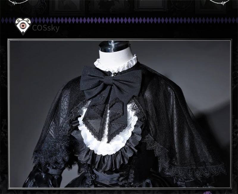 Akemi Homura Puella Magi Madoka Magica Cosplay Costume Women Akemi Homura Black dress Halloween Carnival Gothic Gorgeous Uniform
Akemi Homura Puella Magi Madoka Magica Cosplay Costume Women Akemi Homura Black dress Halloween Carnival Gothic Gorgeous Uniform